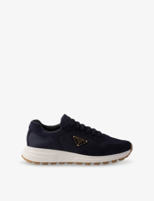 PRADA: Prax 01 Re Nylon And Suede Low-Top Trainers