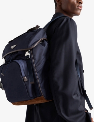 PRADA: Re-Nylon and Leather Backpack