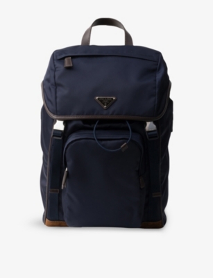 PRADA: Re-Nylon and Leather Backpack