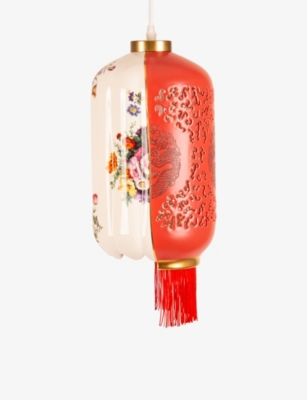 SELETTI: Hybrid Inalda Suspension Porcelain Lamp 34.5cm