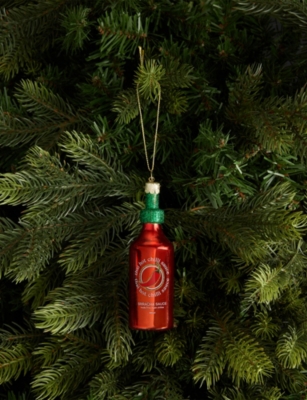 SELFRIDGES EDIT: Thai Hot Chilli Sauce Glass Christmas Decoration