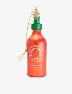 SELFRIDGES EDIT: Thai Hot Chilli Sauce Glass Christmas Decoration