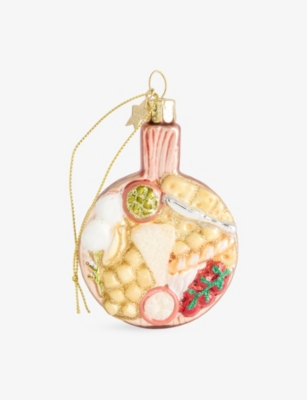 SELFRIDGES EDIT: Snack Plateau Glass Christmas Decoration