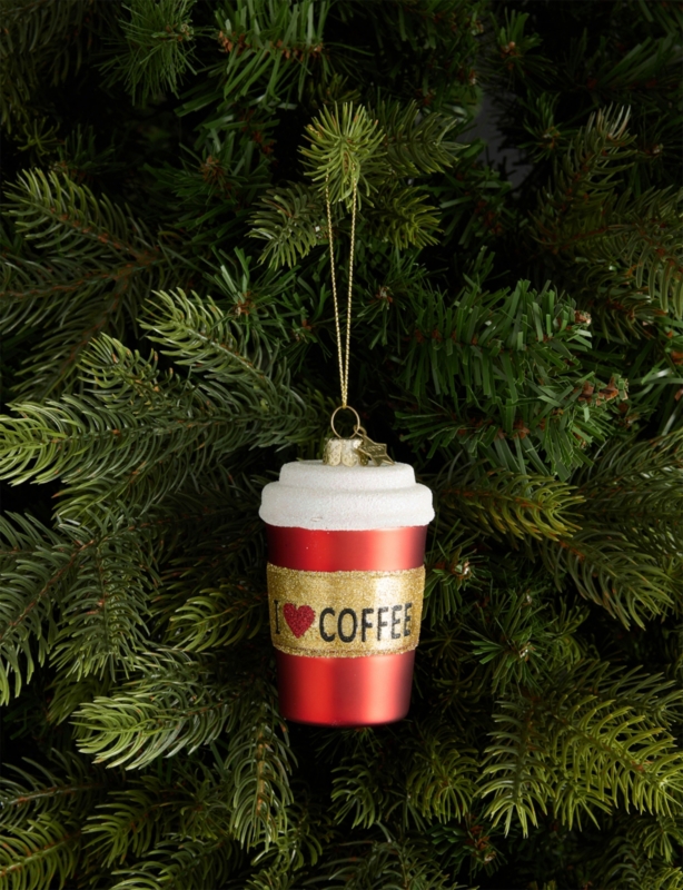 Matte Coffee Mug Glass Christmas Decoration