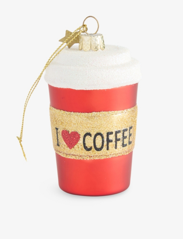 Matte Coffee Mug Glass Christmas Decoration