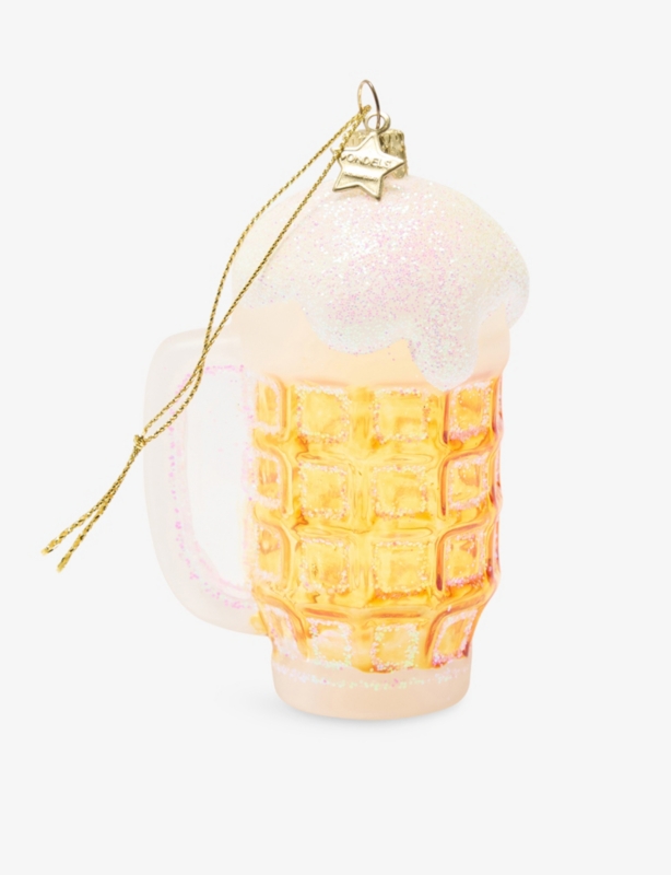 Pint Glass Of Beer Glass Christmas Decoration