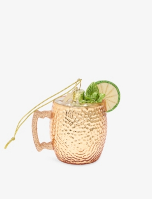 SELFRIDGES EDIT: Moscow Mule Glass Christmas Decoration