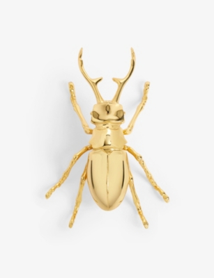 LOBJET: Longhorn 24ct Gold-Plated Brass Bottle Opener