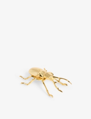 LOBJET: Longhorn 24ct Gold-Plated Brass Bottle Opener