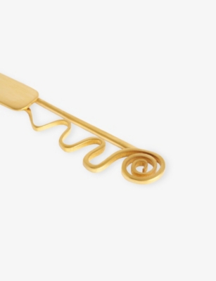 L'objet Spirale 24ct Gold-plated Brass Spreaders Set Of Four