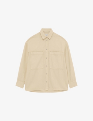 Iro Womens  Ferial Long-sleeved Cotton-blend Overshirt