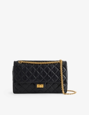 RESELFRIDGES: Pre-Loved Chanel Reissue 2.55 Flap Leather Shoulder Bag