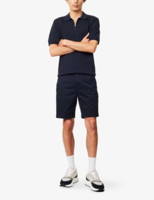 ARNE: Tailored Chino Two-Slip-Pockets Stretch-Cotton Shorts