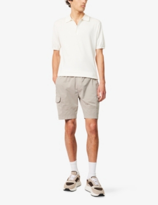 ARNE: Worker Cargo Twill Stretch-Woven Shorts