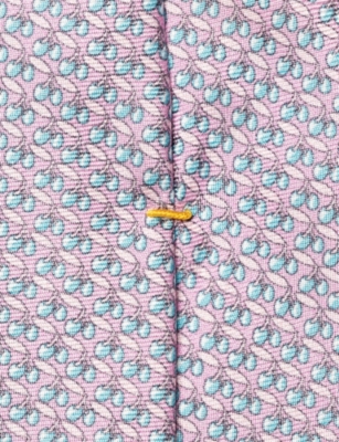 ETON: Cherry-Pattern Silk Tie