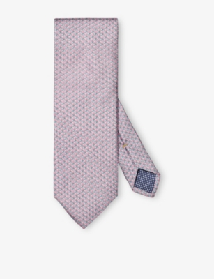 ETON: Cherry-Pattern Silk Tie