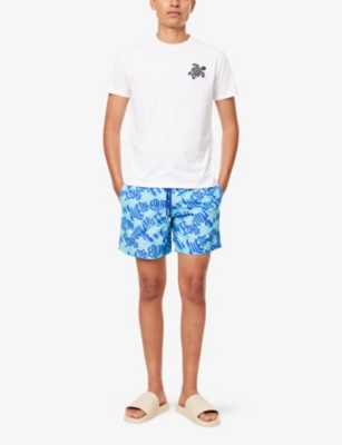 VILEBREQUIN: Moorea Graphic-Print Swim Shorts