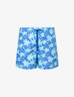 VILEBREQUIN: Moorea Graphic-Print Swim Shorts