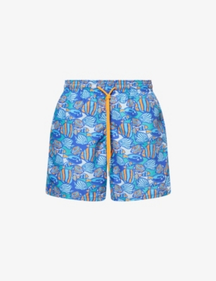 VILEBREQUIN: Moorea Graphic-Print Swim Shorts