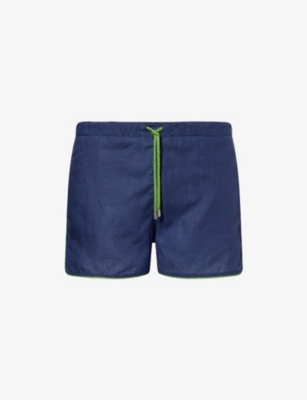 VILEBREQUIN: Maurice Drawstring-Waist Linen Swim Shorts