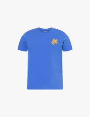 VILEBREQUIN: Brand-Embroidered Crewneck Cotton-Jersey T-Shirt