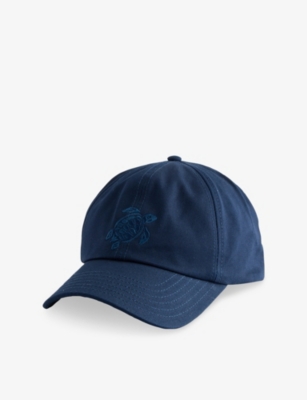 VILEBREQUIN: Turtle-Embroidered Cotton-Twill Baseball Cap