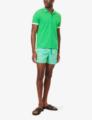 Mahina Graphic-Print Swim Shorts