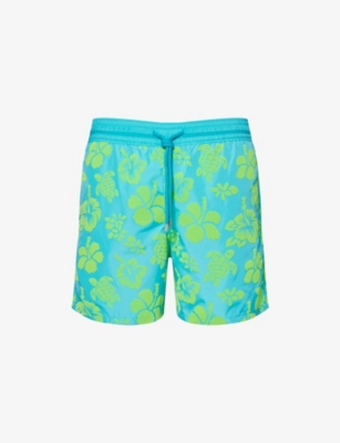 Mahina Graphic-Print Swim Shorts