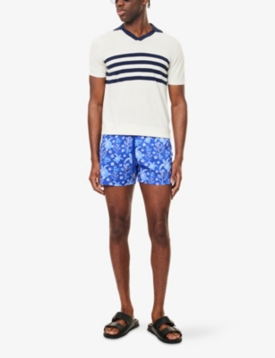 VILEBREQUIN: Amour Striped Knitted Cotton T-Shirt