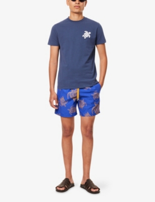 Vilebrequin Mens Marrakech Moorea Graphic-print Swim Shorts