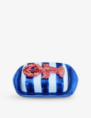 LES OTTOMANS BSTER CERAMIC BUTTER DISH 22CM 