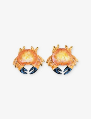 LES OTTOMANS: Crab Ceramic Salt and Pepper Shakers