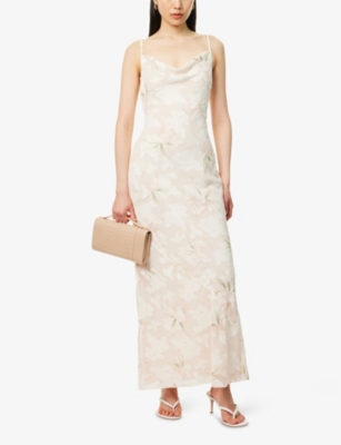 PRETTY LAVISH: Eden Jacquard Woven Maxi Dress