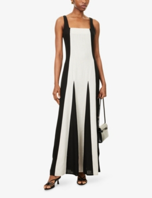PRETTY LAVISH: Ella Contrast Maxi Dress