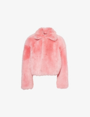 BOTTEGA VENETA: Toscana Crop Shearling Jacket