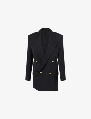 BOTTEGA VENETA: Knot Peak-Lapels Wool Blazer
