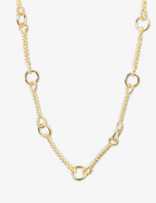 La Maison Couture Womens Ece London The Roman 22ct Yellow Gold Vermeil Chain Necklac In Gold