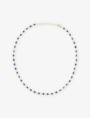 LA MAISON COUTURE: Ece London The Nazar I 22ct Yellow Gold Vermeil Chain Bracelet