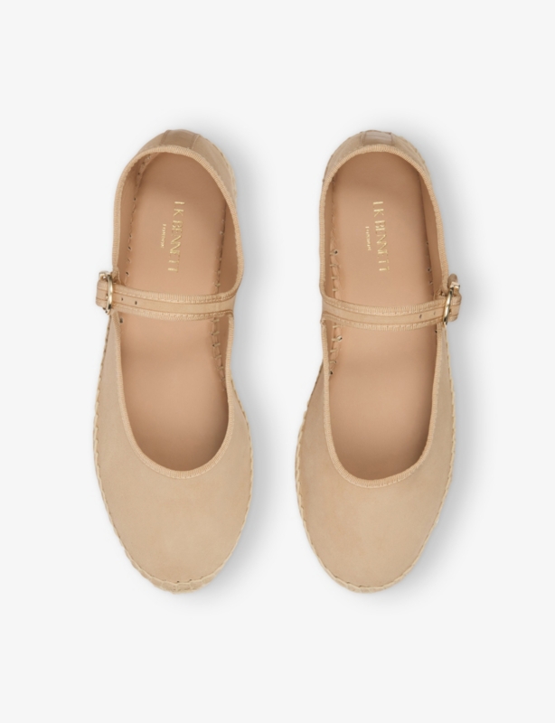 Emmie Suede Mary-Jane Espadrilles