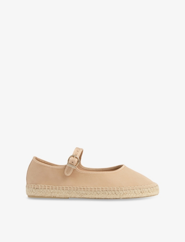 Emmie Suede Mary-Jane Espadrilles