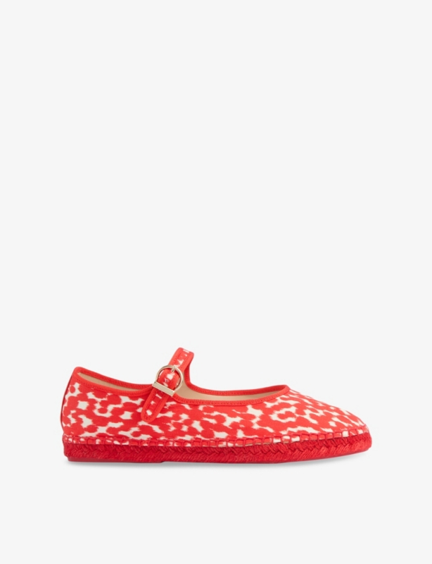 Emmie Cotton-Canvas Mary-Jane Espadrilles