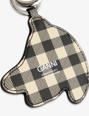 GANNI: Banana Leather-Blend Keyring
