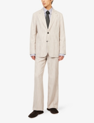 BOTTEGA VENETA: Regular-Fit Textured Woven Trousers