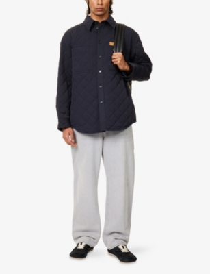 BOTTEGA VENETA: Padded Patch-Pocket Cotton-Blend Overshirt