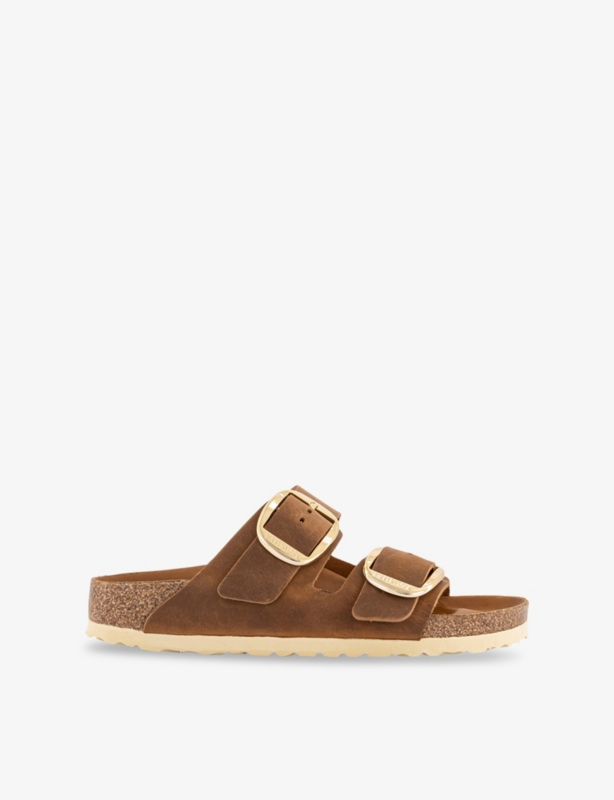 Arizona Big Buckle Suede Sandals