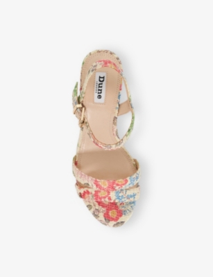 DUNE: Merisa Raffia Heeled Sandals