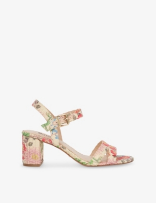 DUNE: Merisa Raffia Heeled Sandals