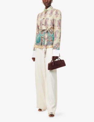 VALENTINO GARAVANI: Batik Regular-Fit Silk Jacket