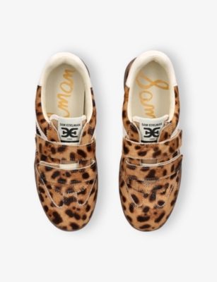 SAM EDELMAN: Talia Suede Low-Top Trainers
