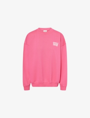 ADANOLA: Vacation Oversized Cotton Sweatshirt